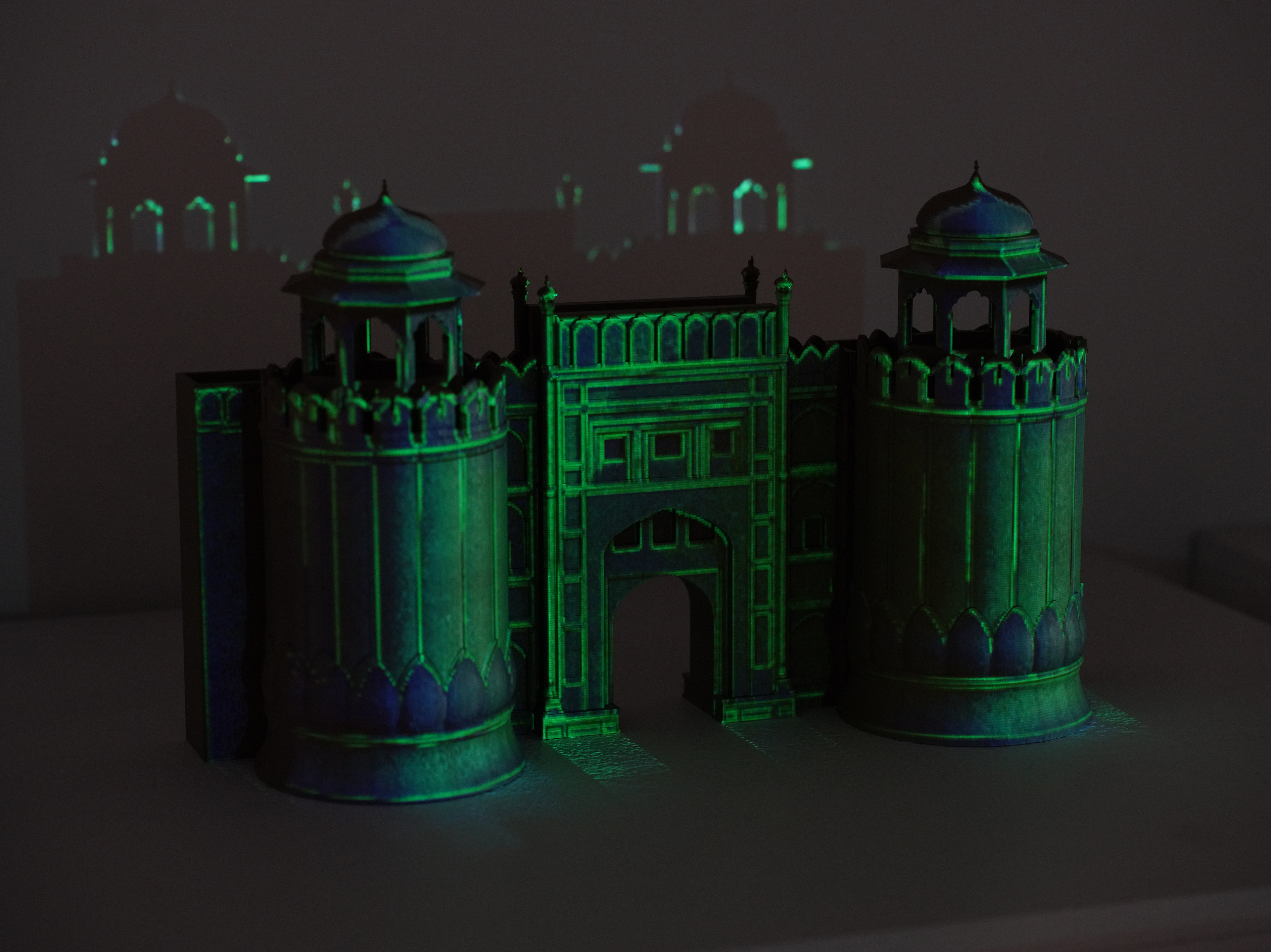 PROJECTION MAPPING ON 3D PRINT "ALAMGIRI GATE"