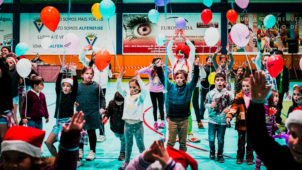 Picture of the Children's Christmas party. Alfena, Portugal. 2017 © Pedro Rodrigues