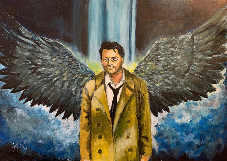 Castiel (fan art, an angel from Supernatural)