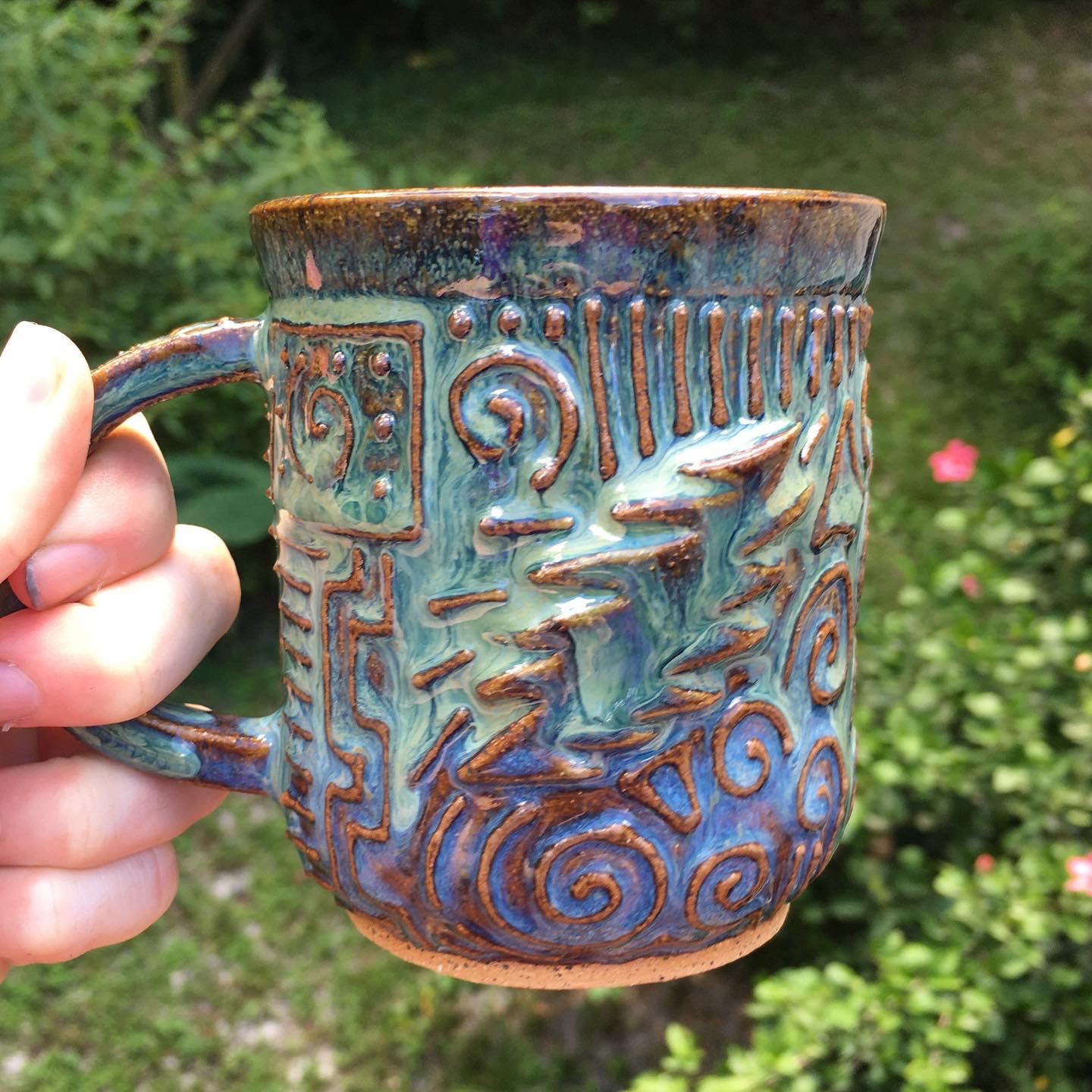 Brown Speckled / Back