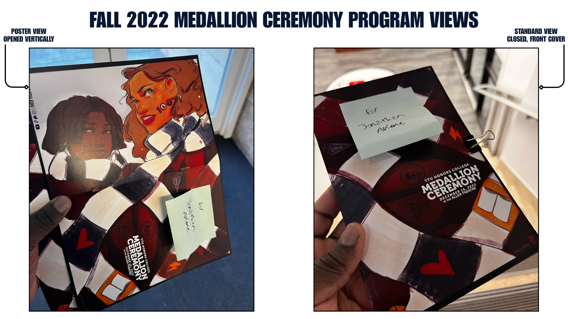 Fall 2022 Program Booklet Views (Poster & Standard)