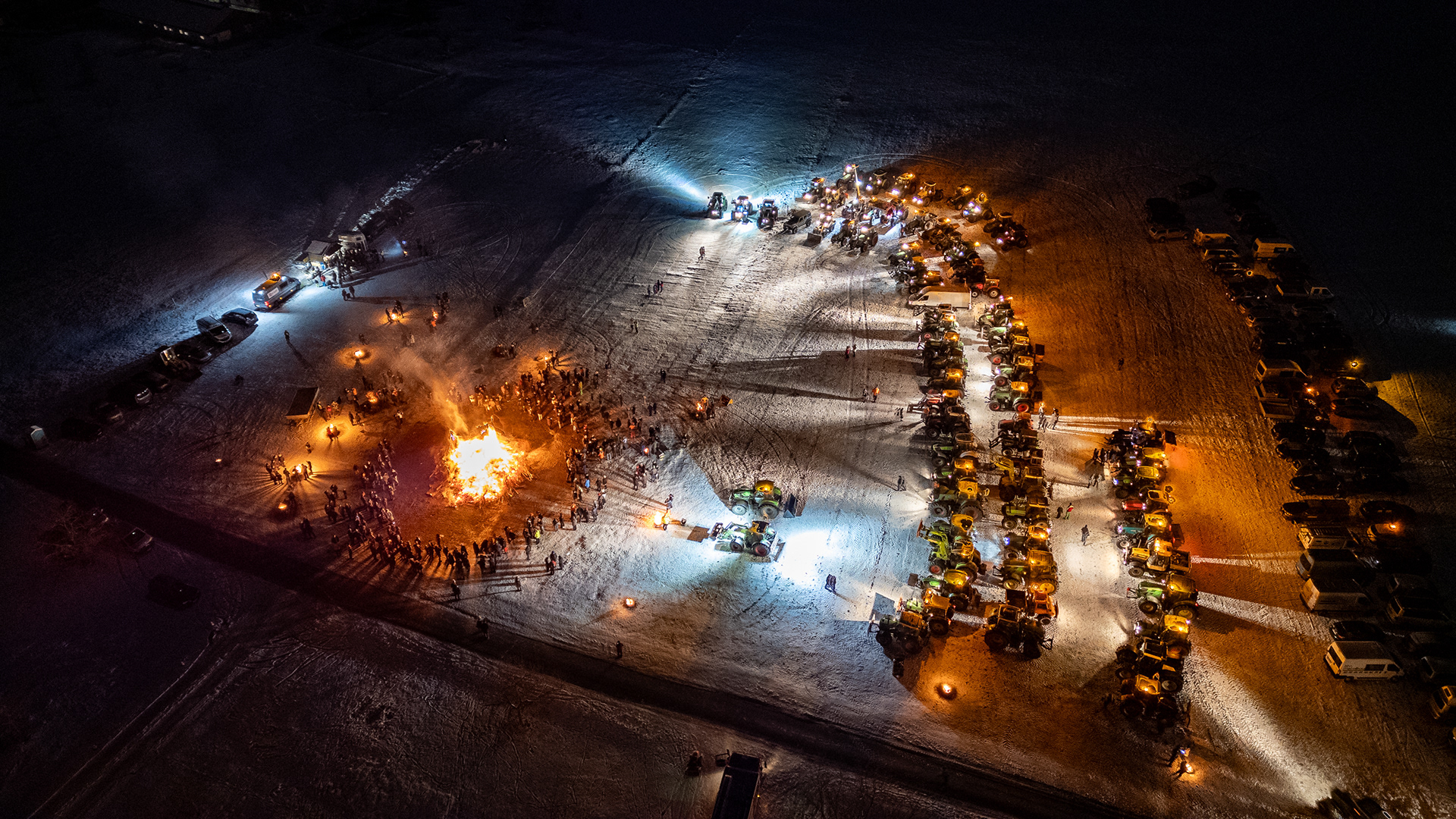 Mahnfeuer in Bad Feilnbach | Januar 2024