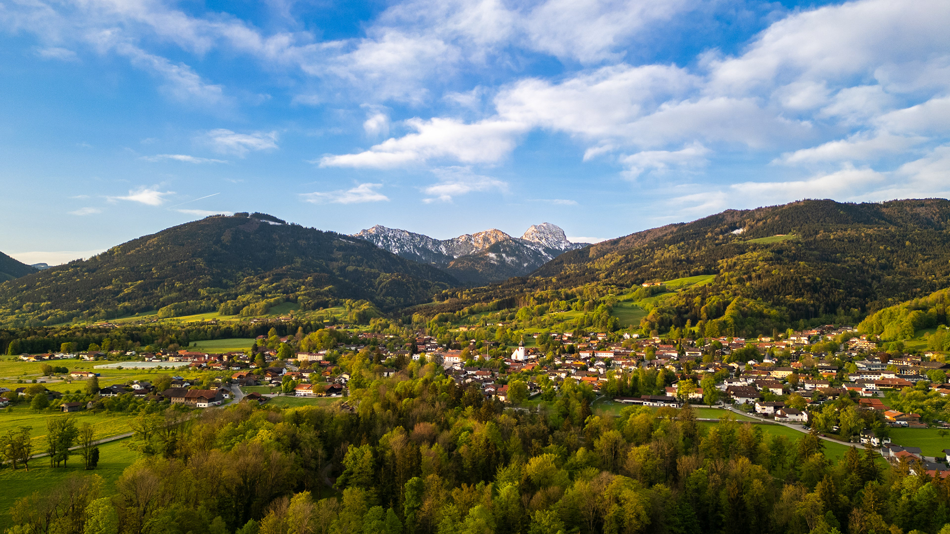 Bad Feilnbach vor der "schlafenden Jungfrau" | Frühjahr 2024