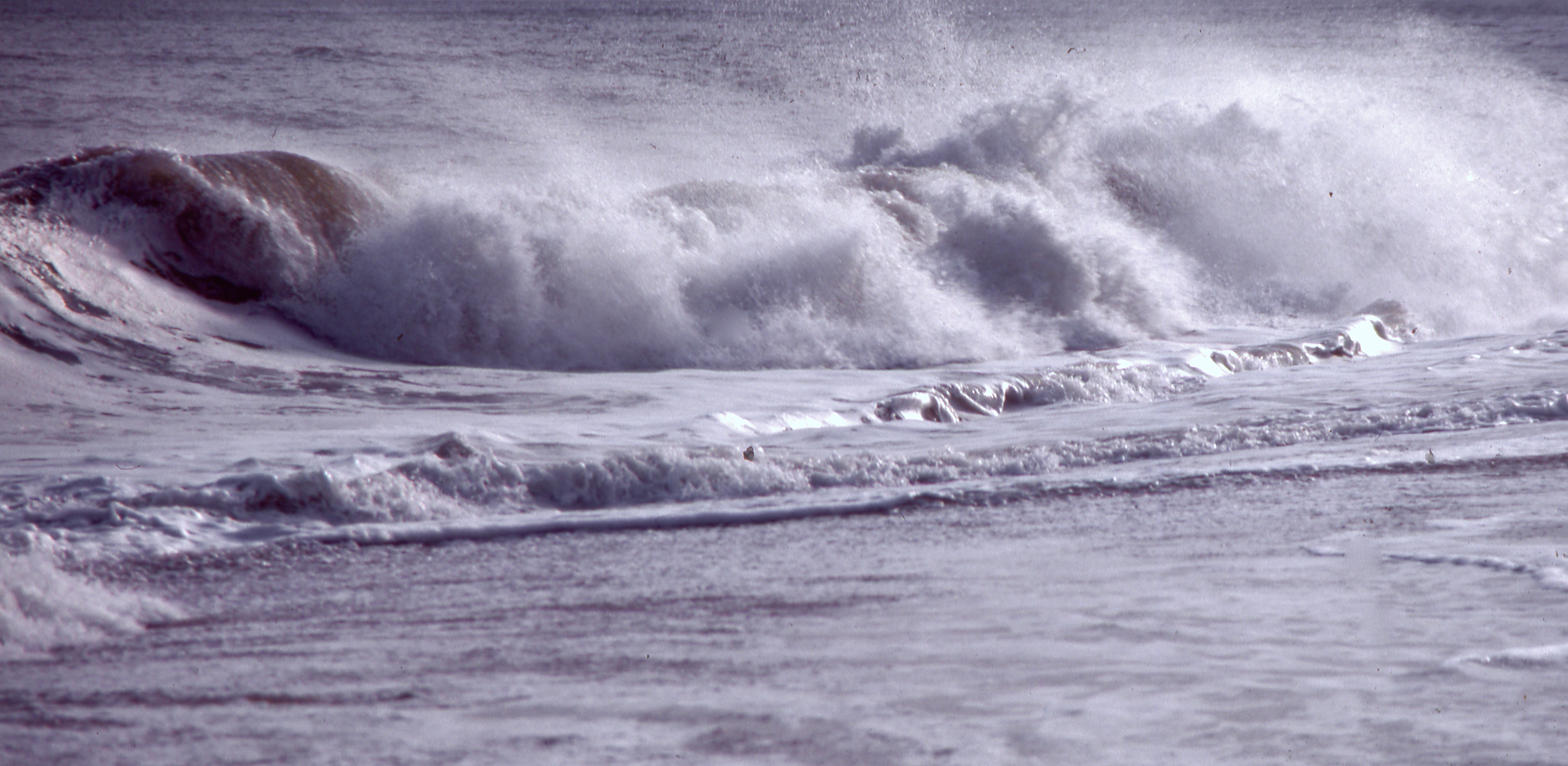 Foamy Atlantic Ocean