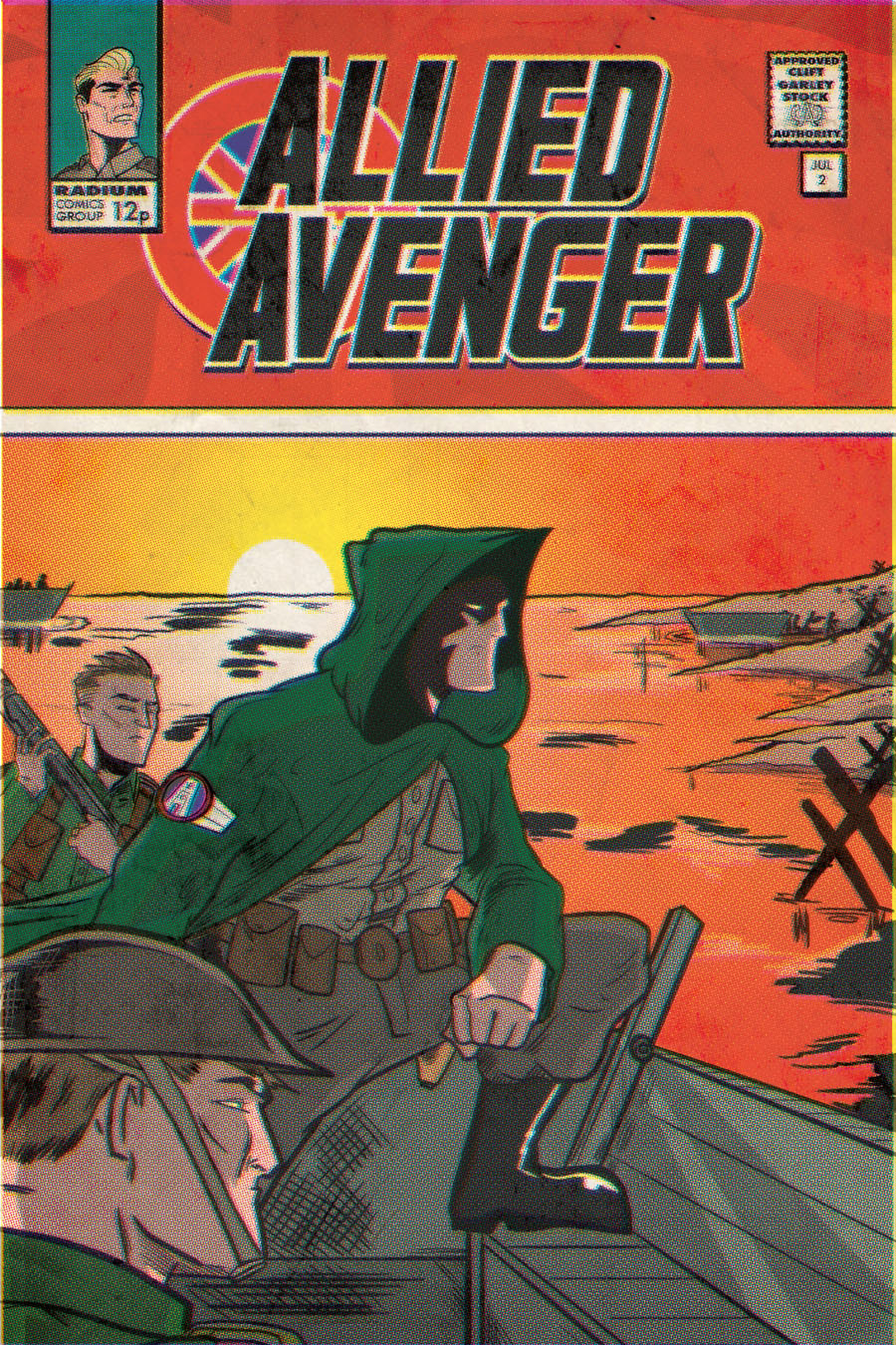 Sgt. Steel: Allied Avenger #2. Cover