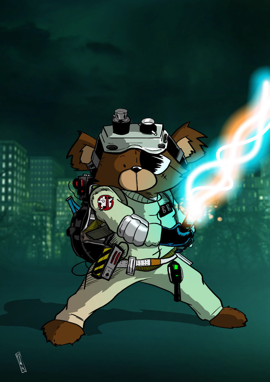 Bertie/Ghostbusters pin up