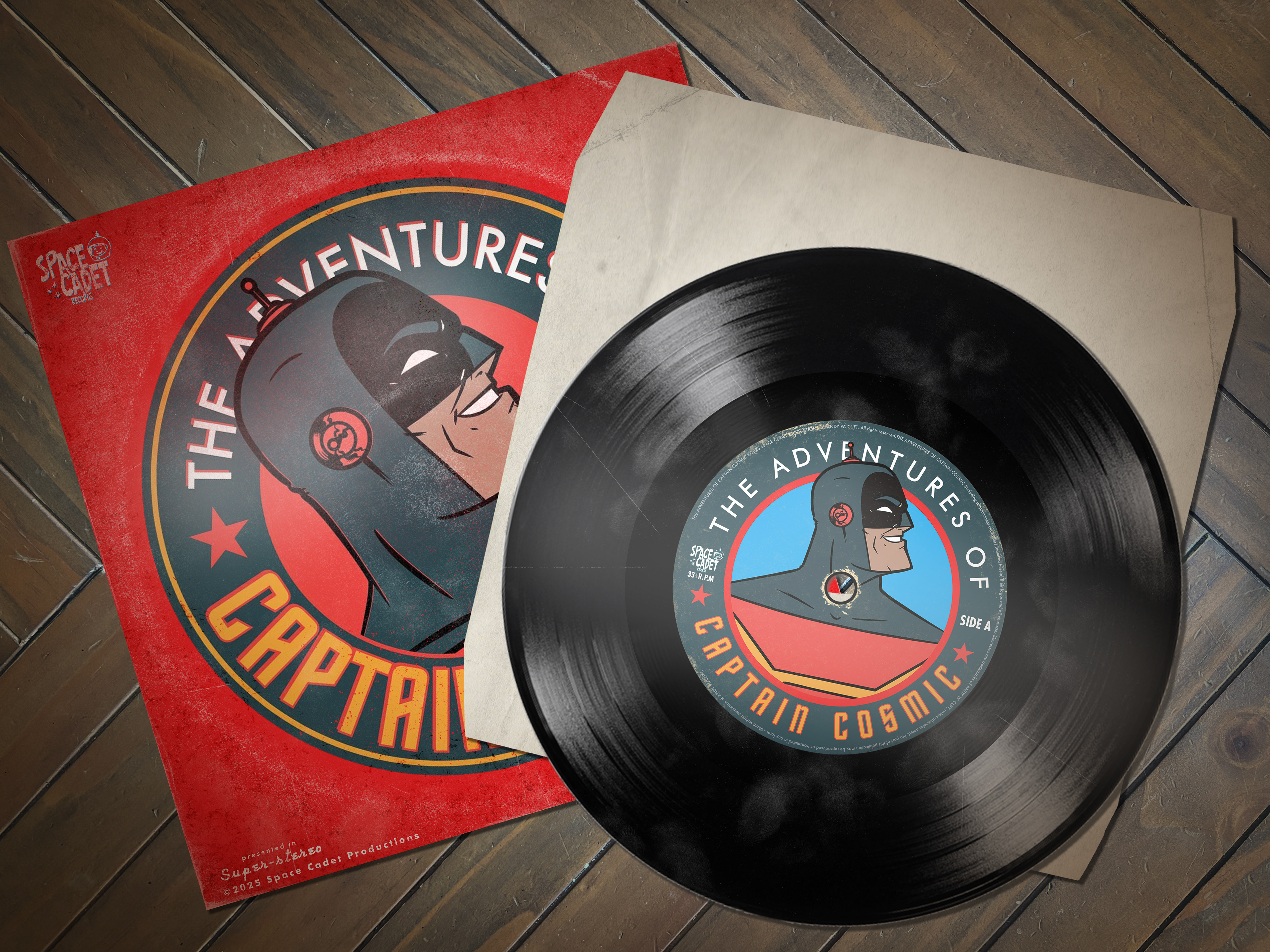 Concept - The Adventures of Captain Cosmic Audio Play on 7" vinyl
