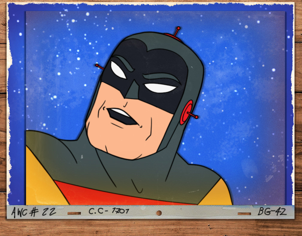 Captain Cosmic - Classic Cel recreation