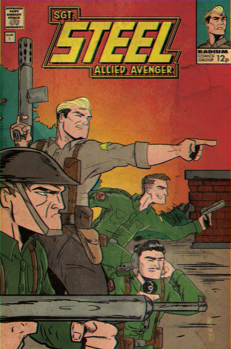 Sgt. Steel: Allied Avenger #1. Cover