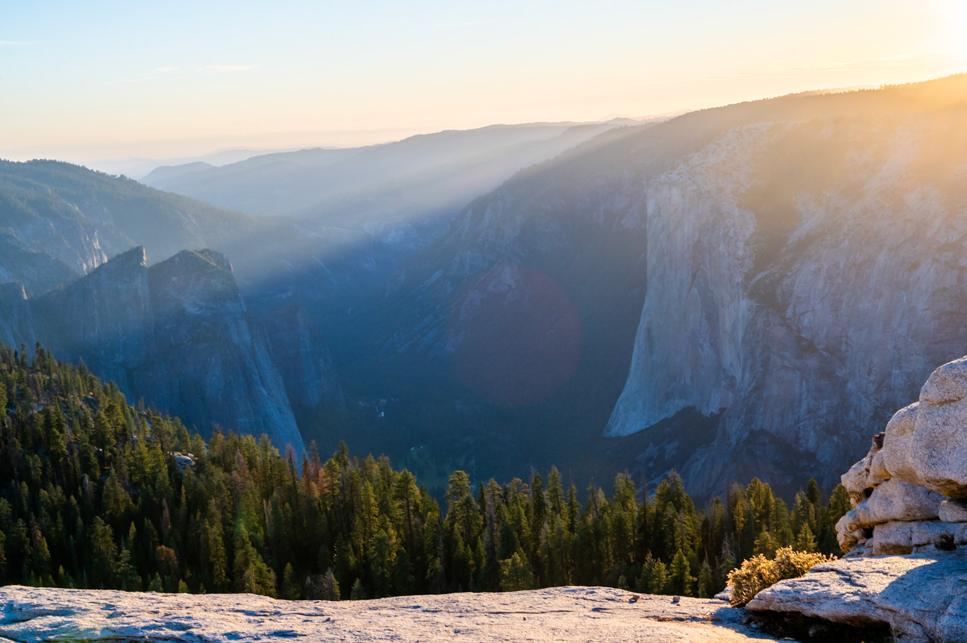 Sunset over El Cap #1