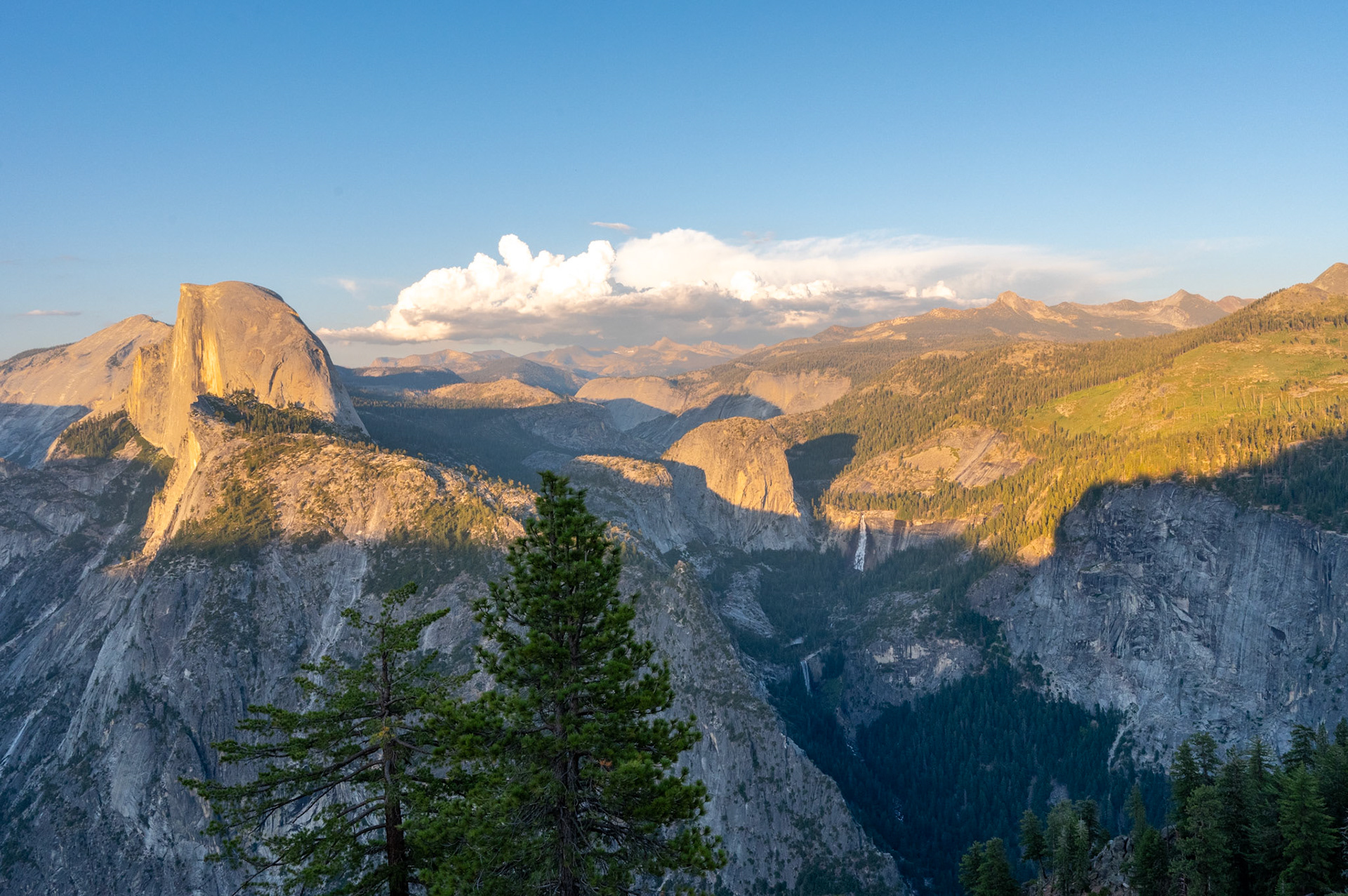 View of Half Dome Trail
