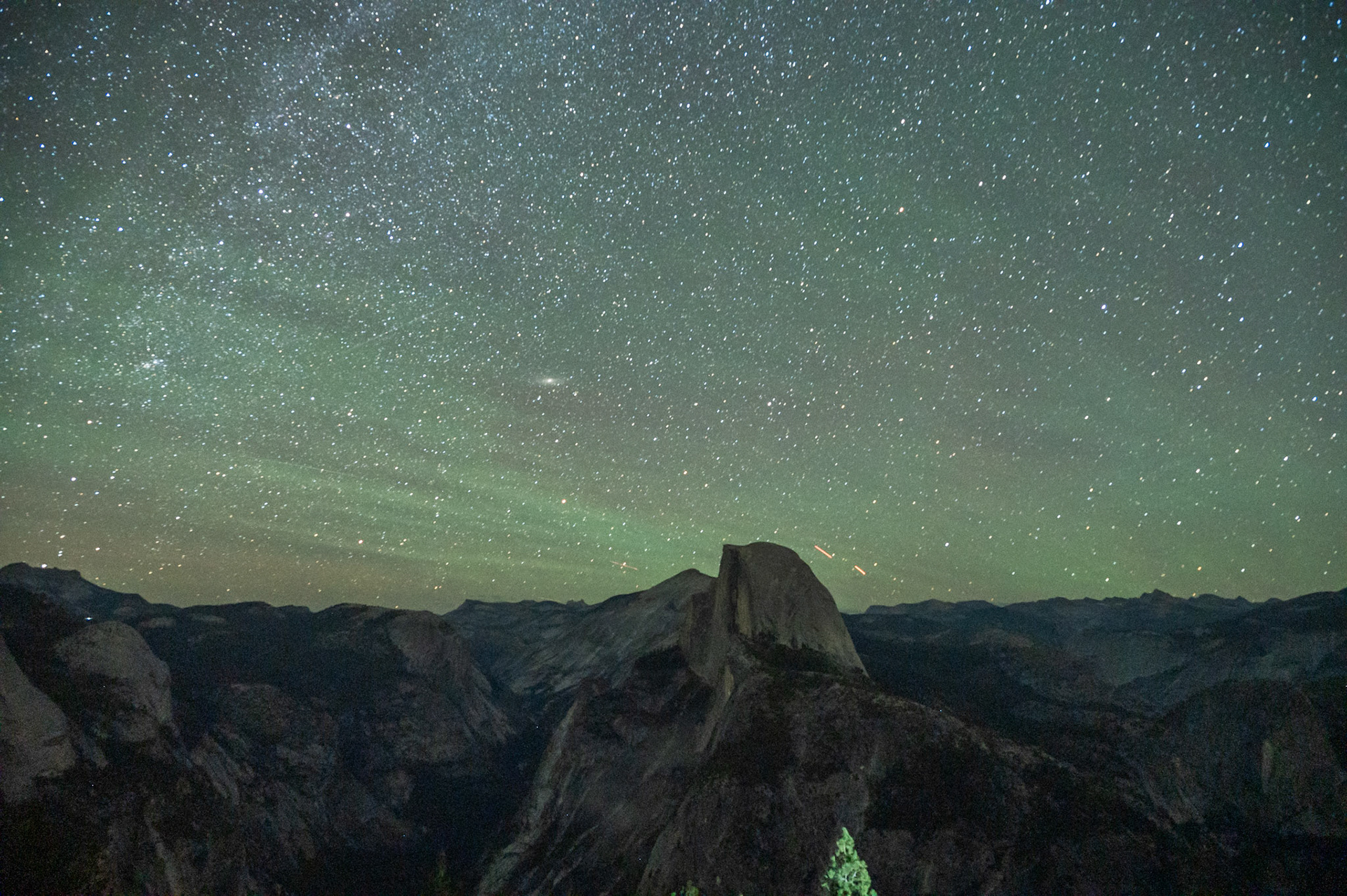 Cosmos Over Half Dome
