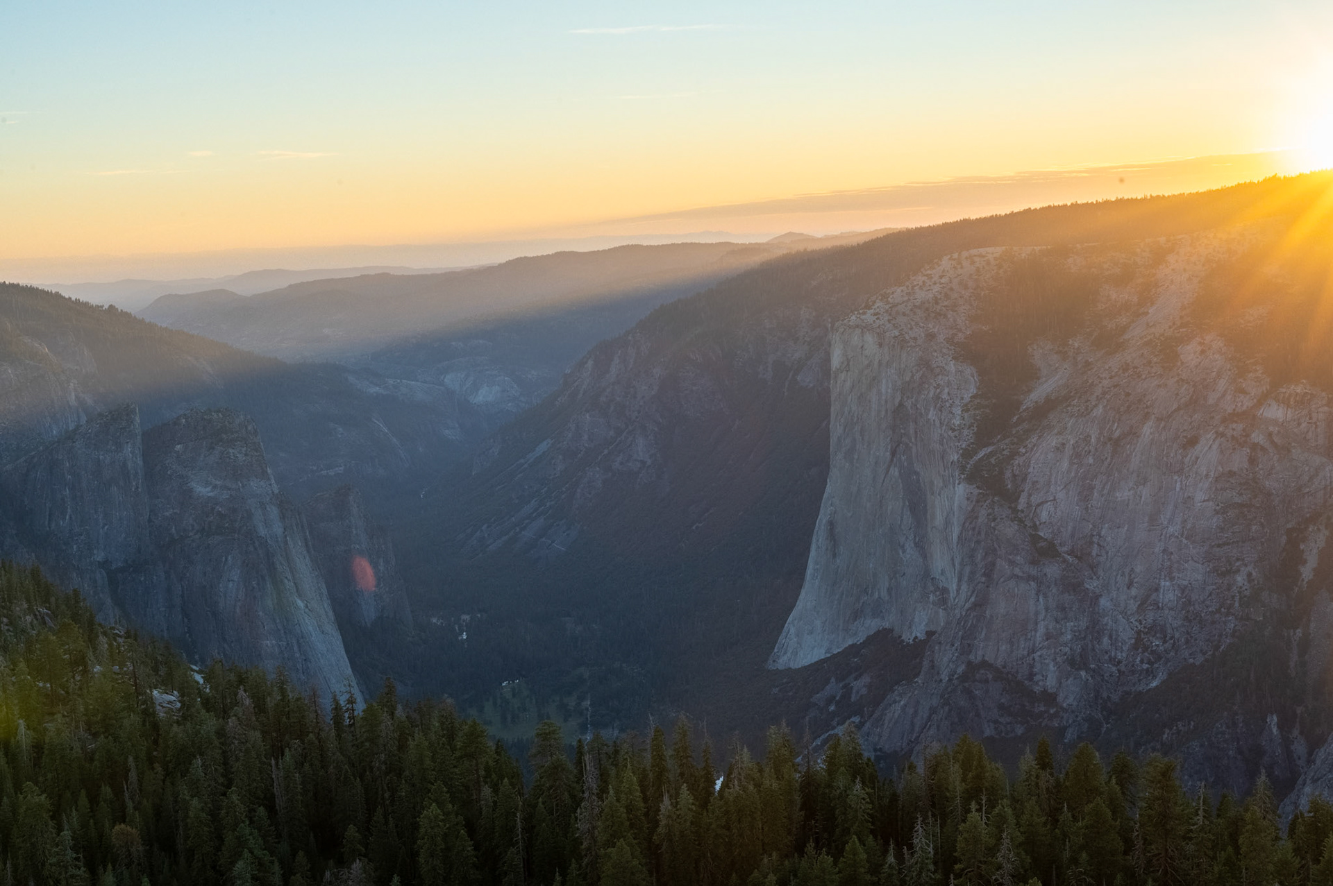 Sunset over El Cap #2