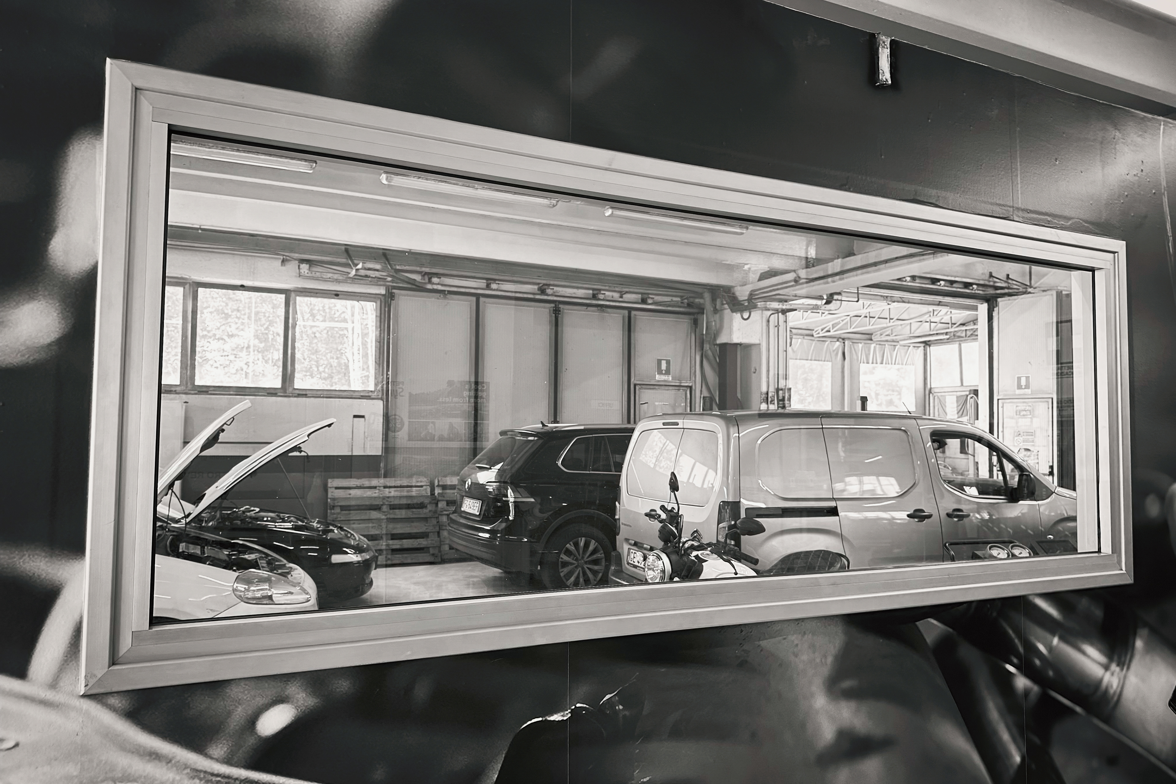 Window in the garage