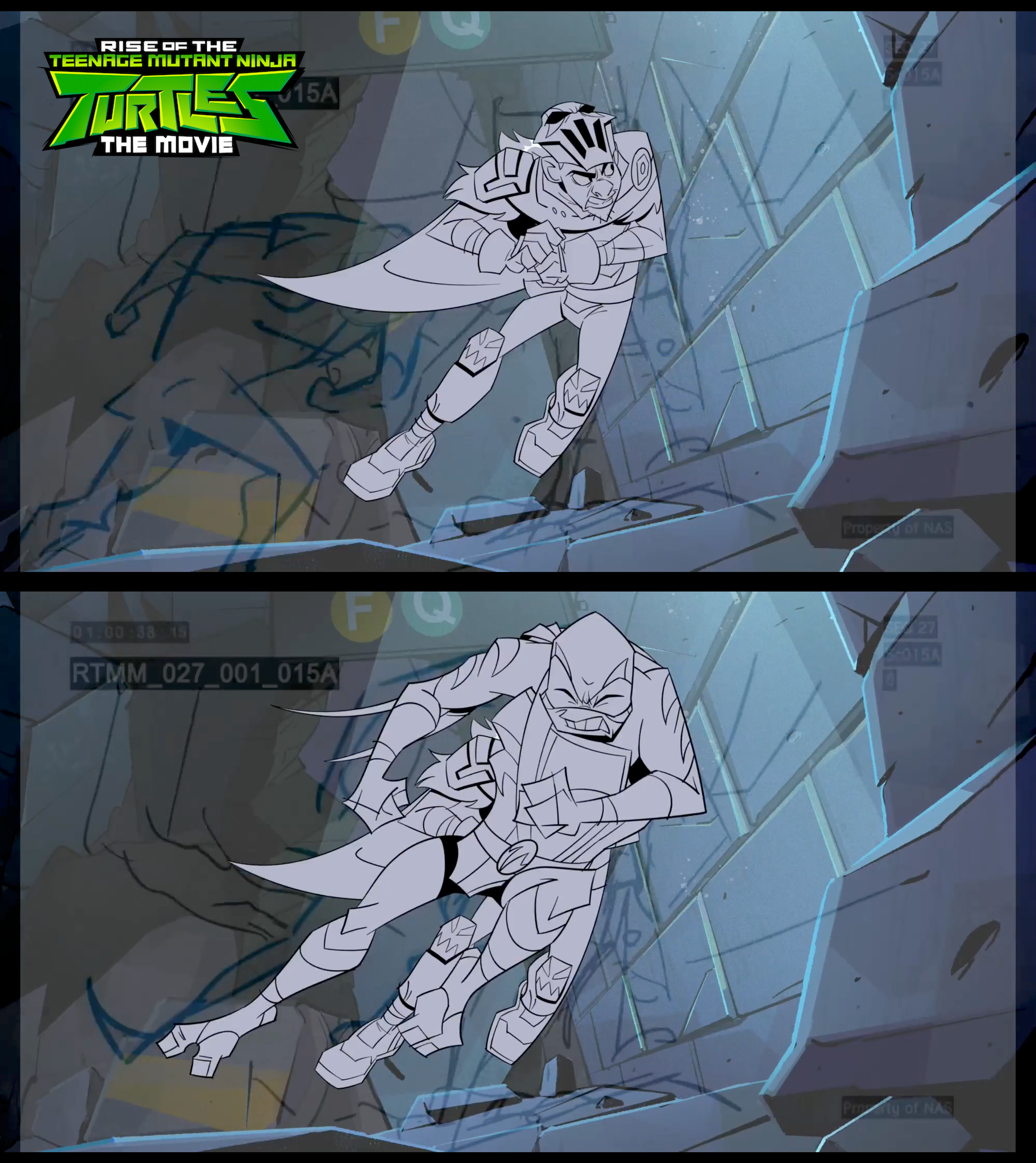 Rise of the TMNT: The Movie - Character Layout