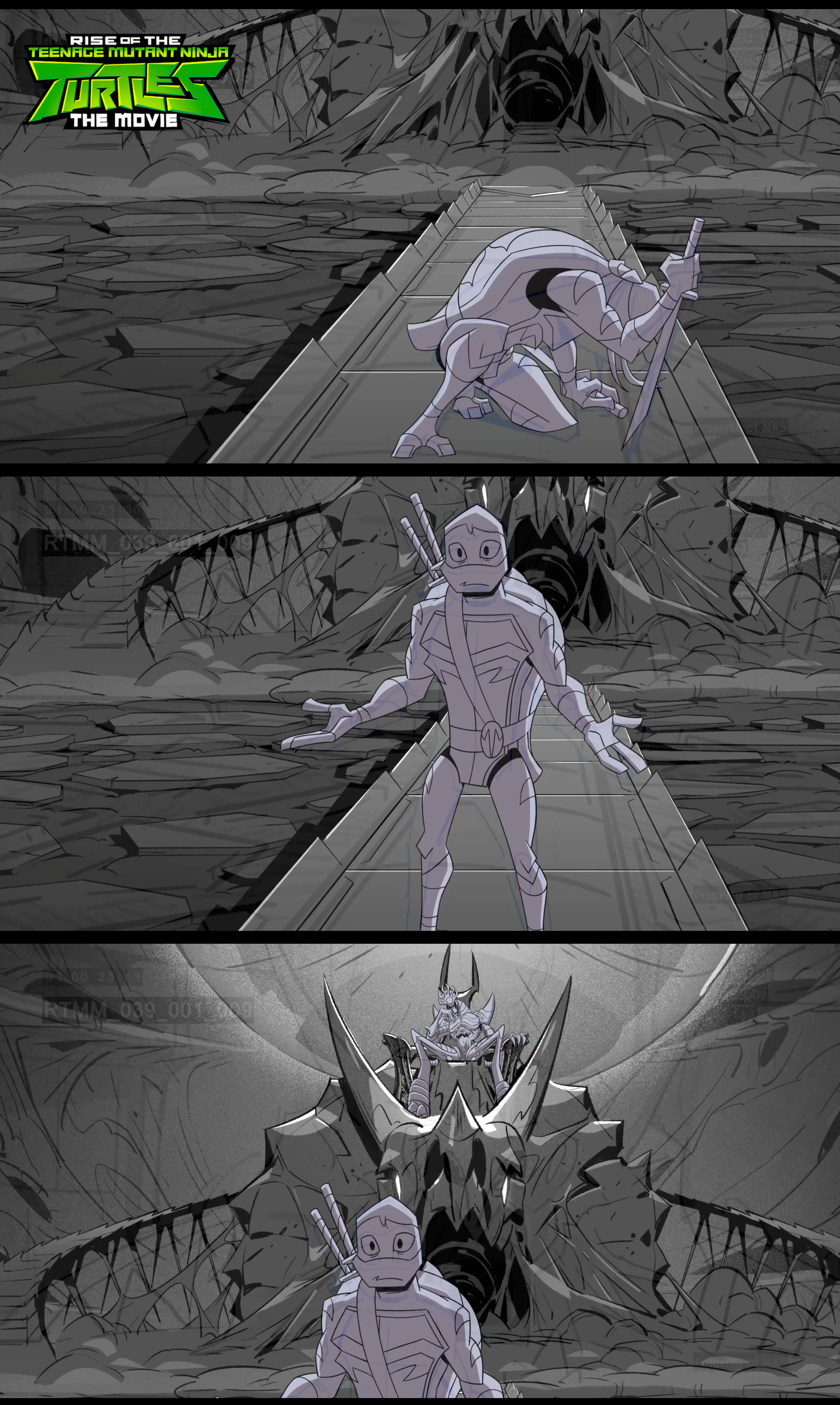 Rise of the TMNT: The Movie - Character Layout