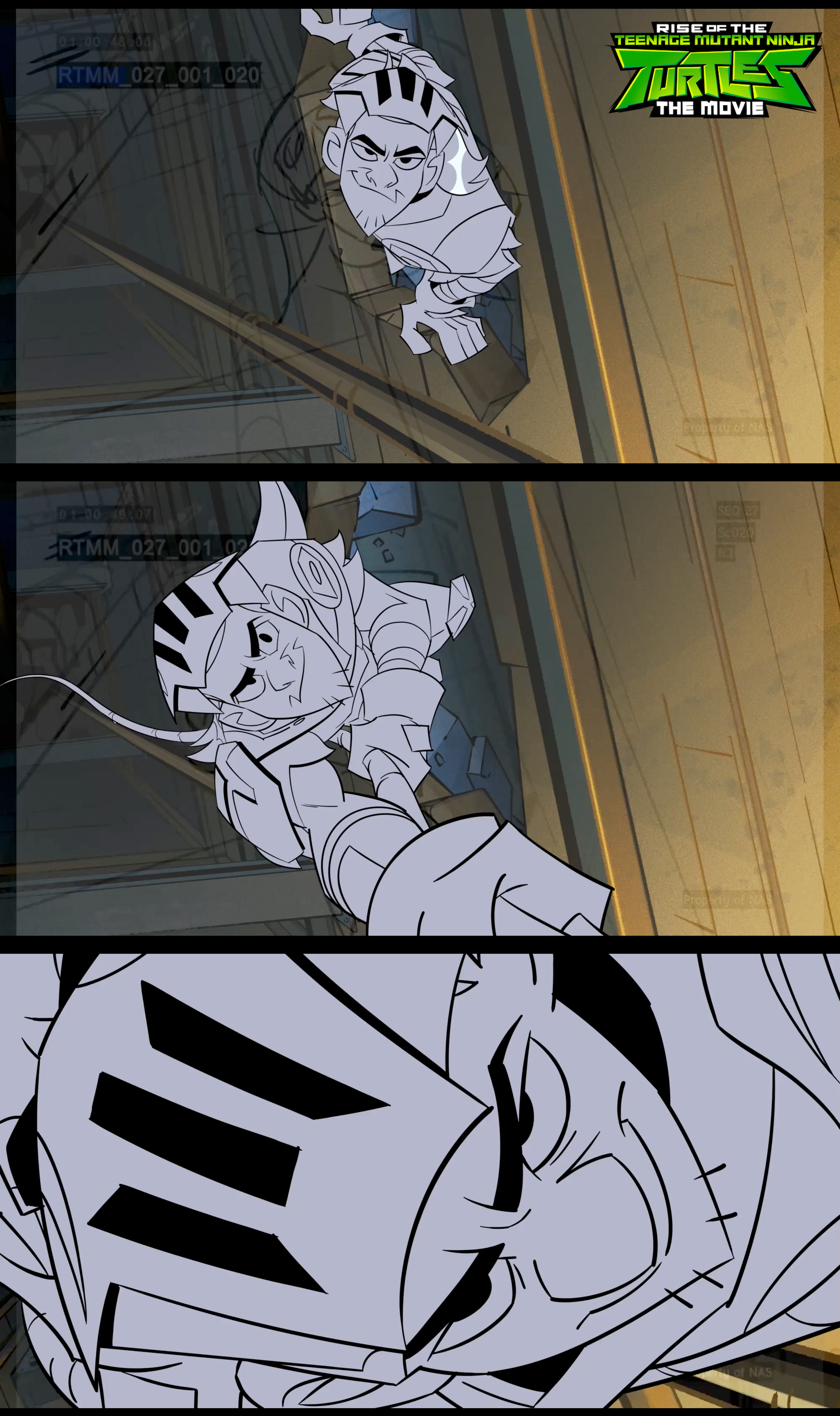 Rise of the TMNT: The Movie - Character Layout