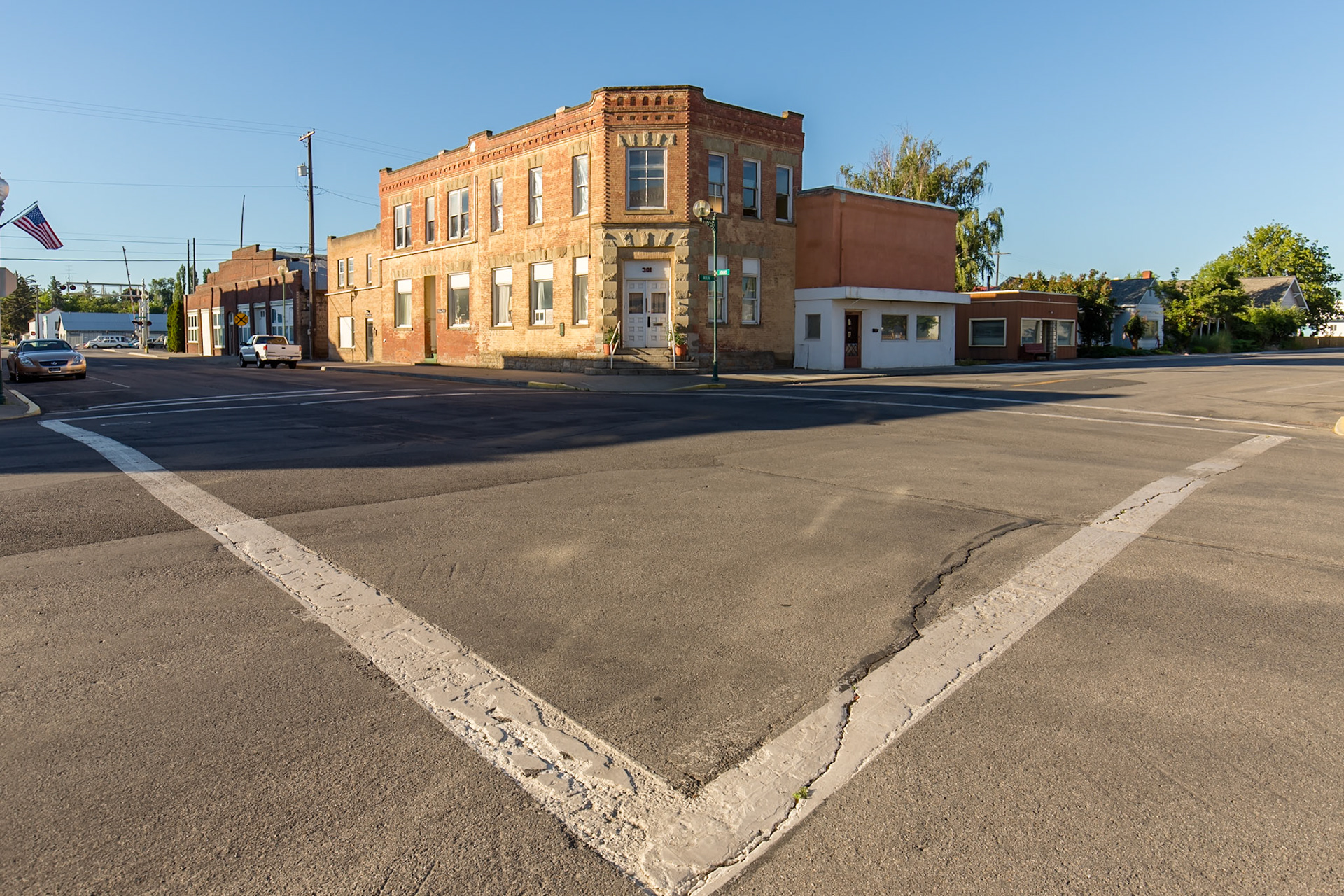 Adams and Main, Ritzville, Washington