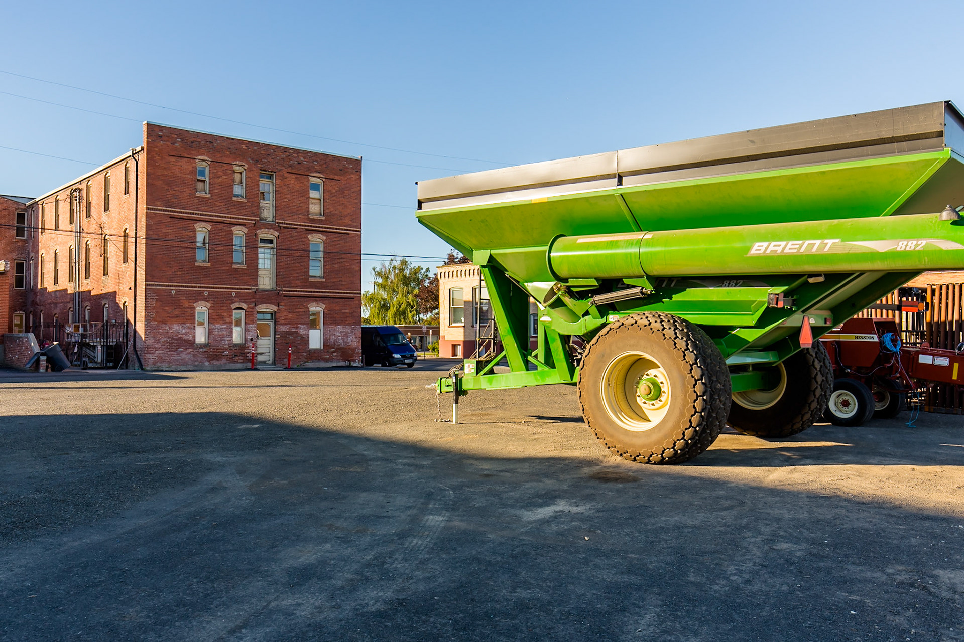 Alley parking lot, Ritzville, Washington