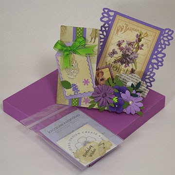 3D Floral Collection - Mauve Violets -         1501-04/M