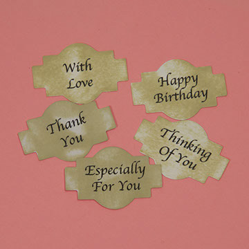 3D Floral Collection - Selection of customizable messages