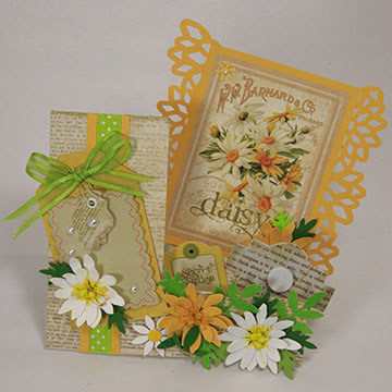 3D Floral Collection - Orange Daisies - 1501-05/O