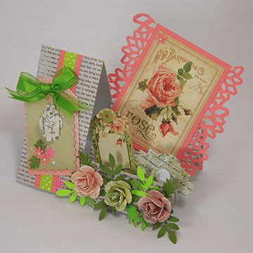 3D Floral Collection - Pink Roses - 1501-01/P