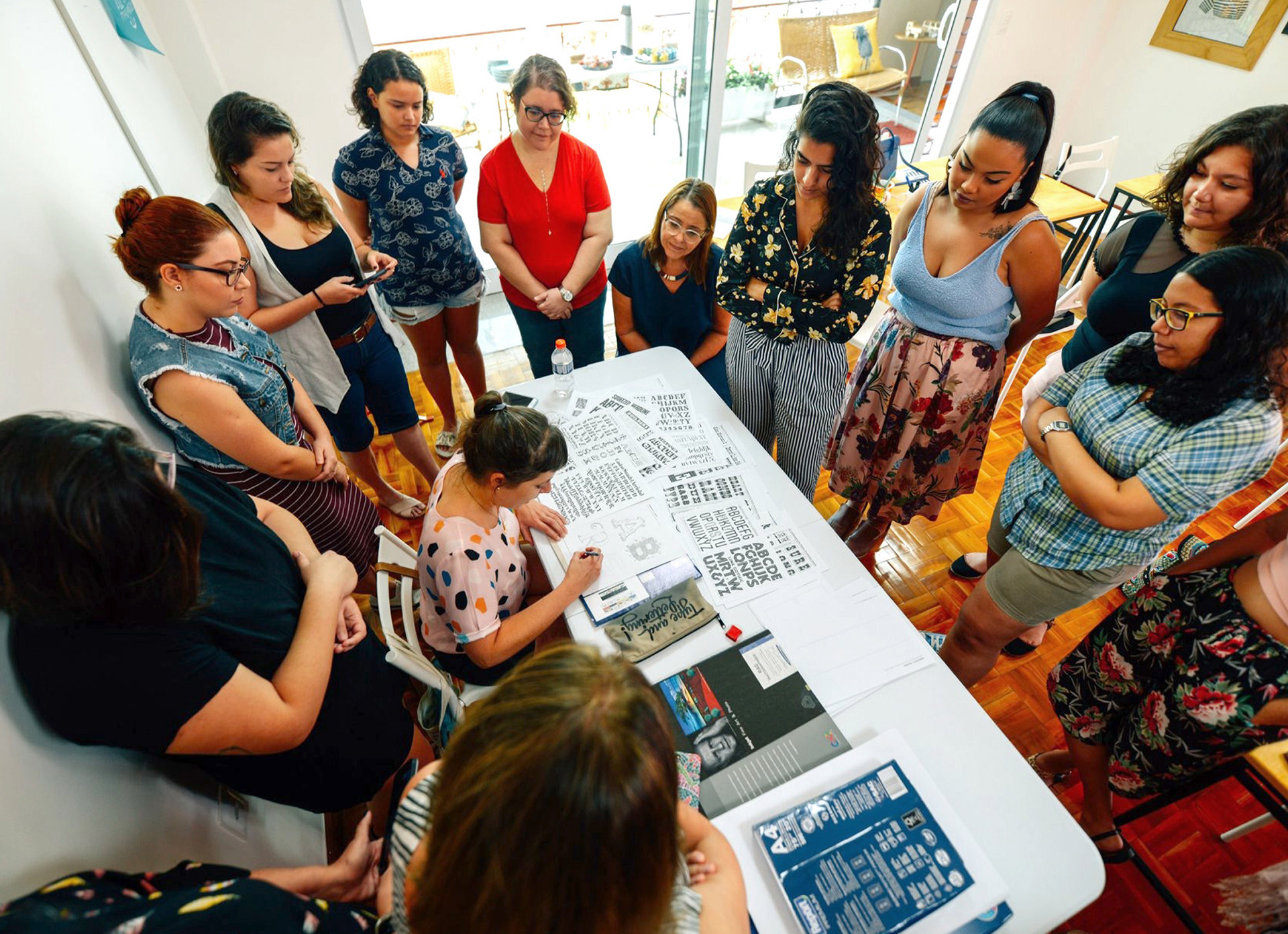 Teaching a workshop in Fortaleza, Brazil