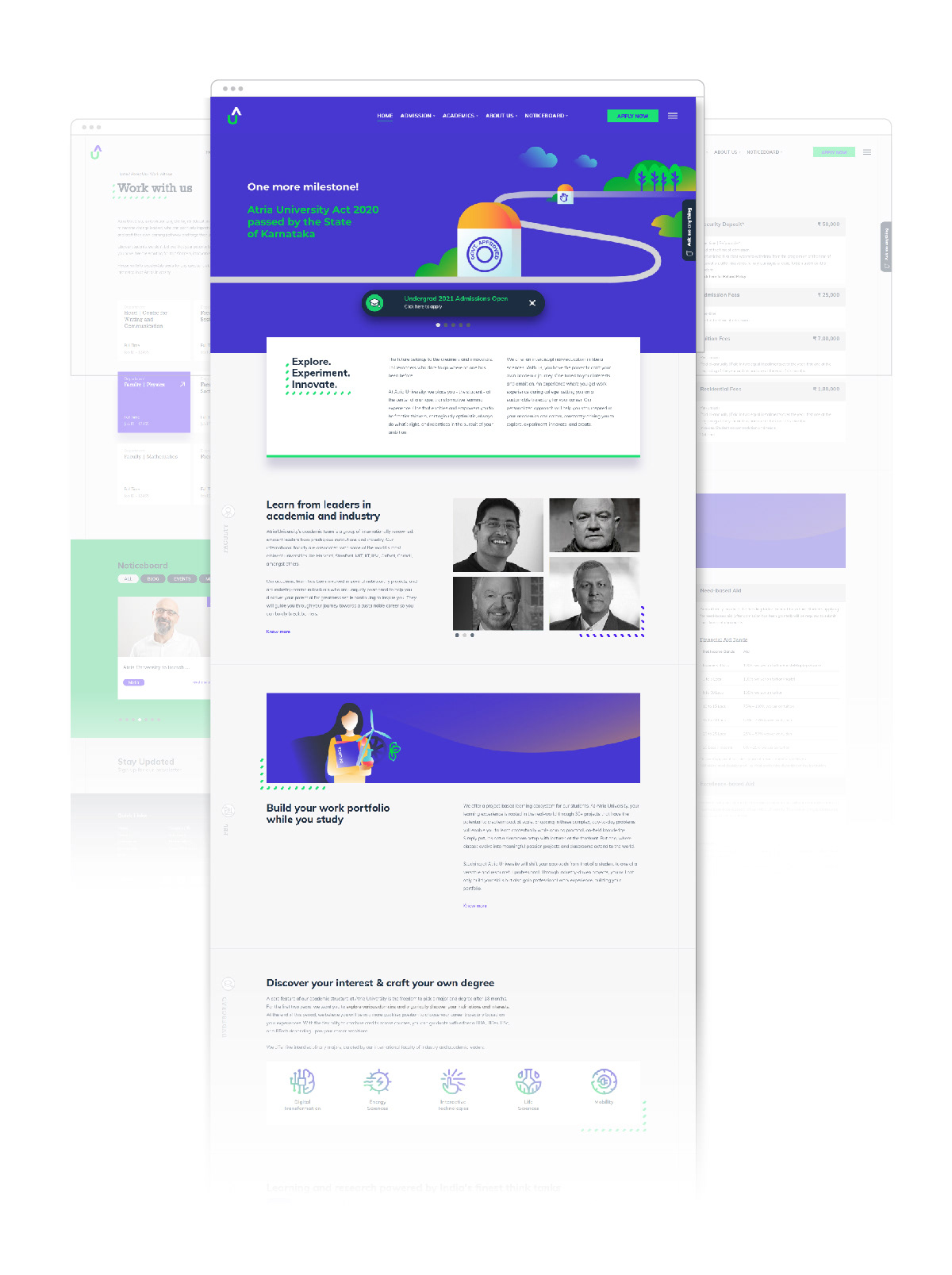 Atria University - Website