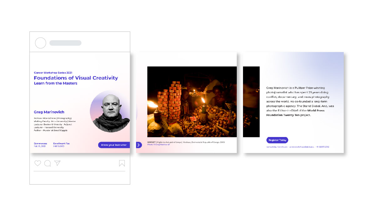 Atria University - Social Media Creatives