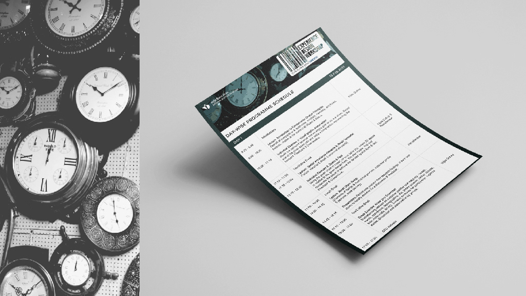Event Schedule Design