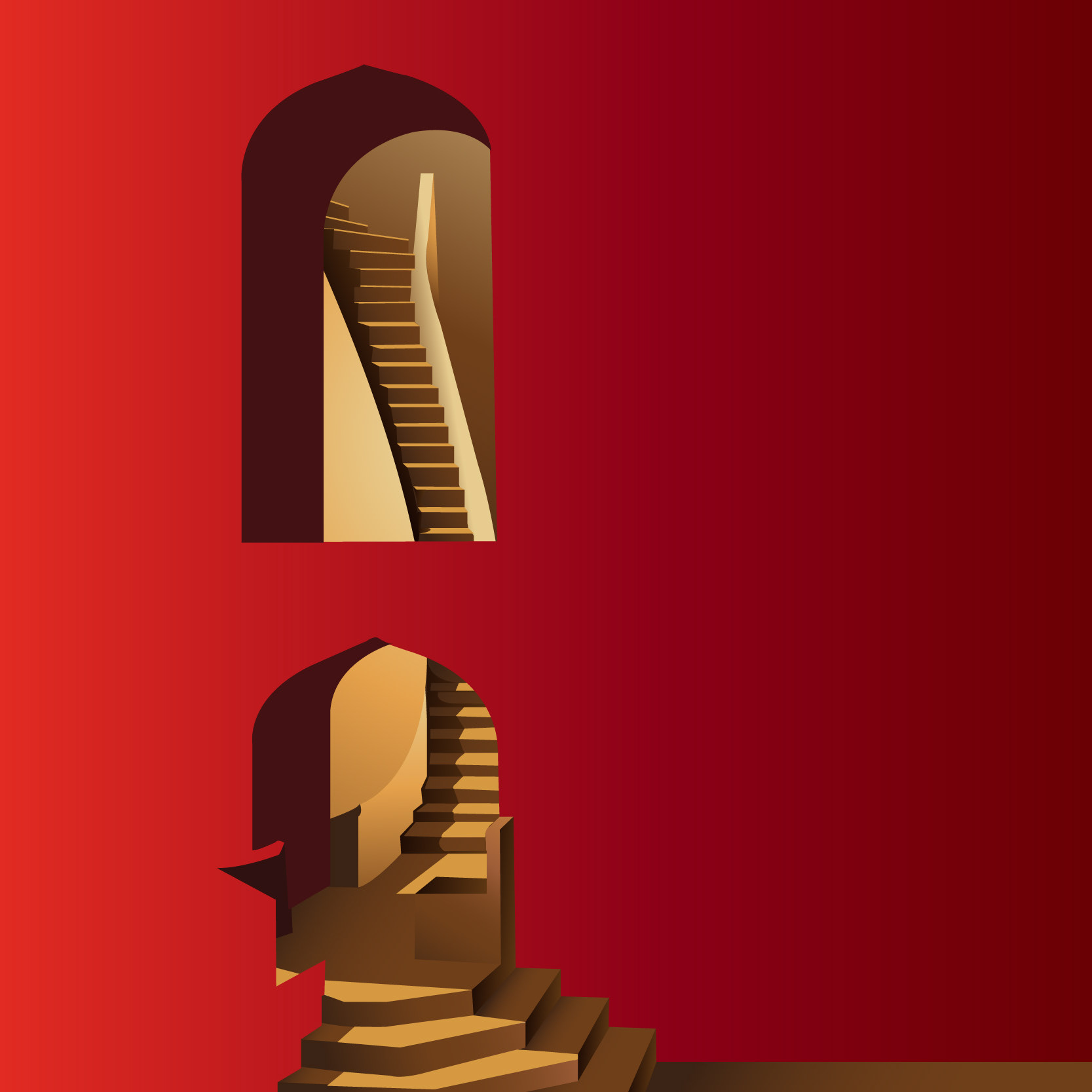 Digital Illustration - Jantar Mantar, Delhi