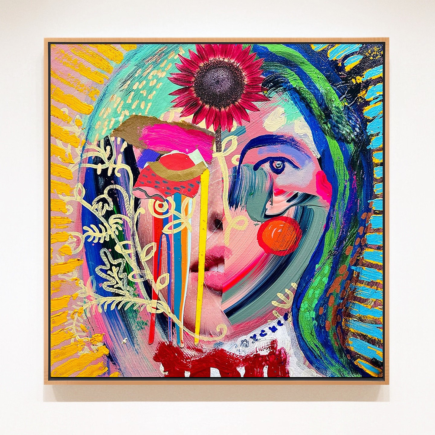 Kramskaya-Firecatcher-Framed