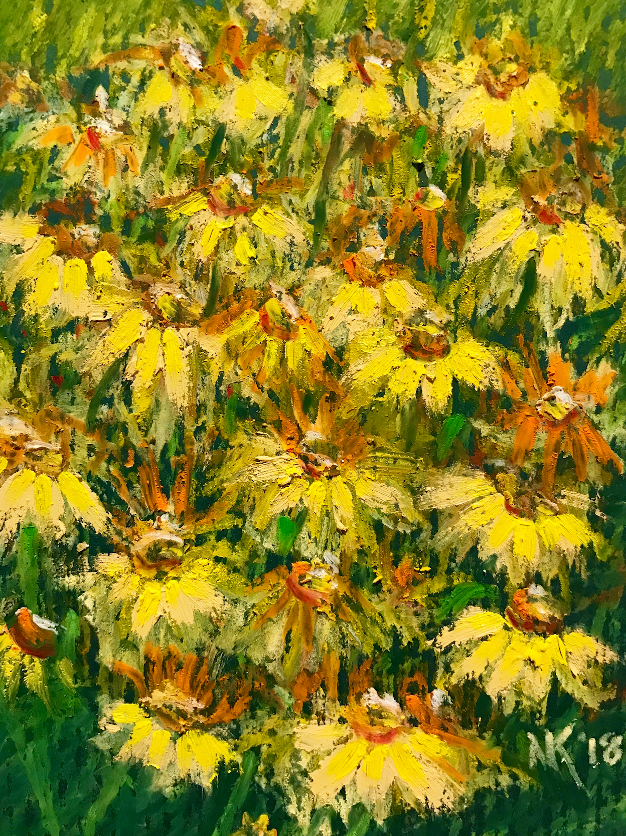 'Yellow Chrysanthemums', 2018