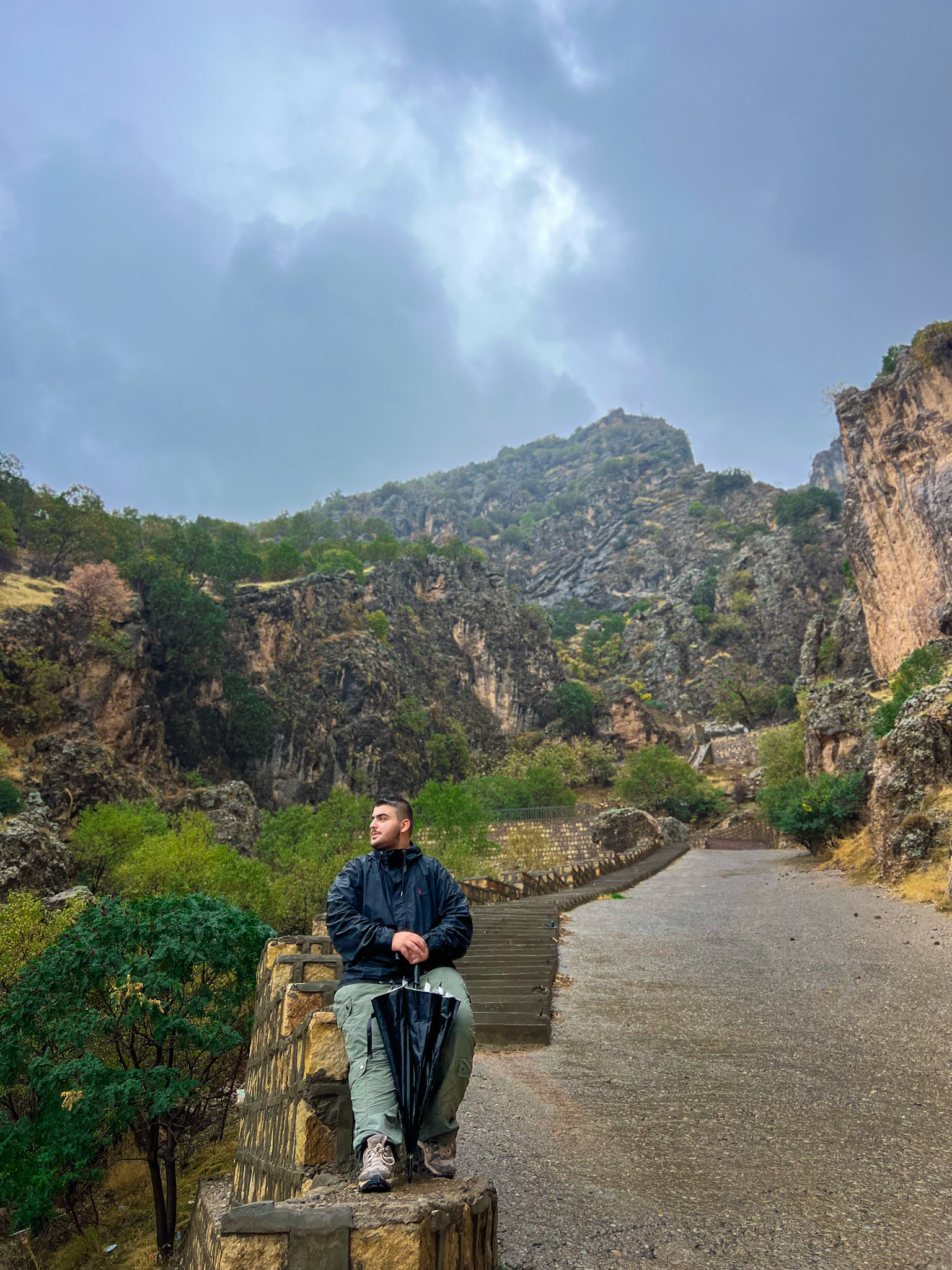 Fall at Homeland, Safeen Mountain on the back. Shaqlawa, Kurdistan, 2023