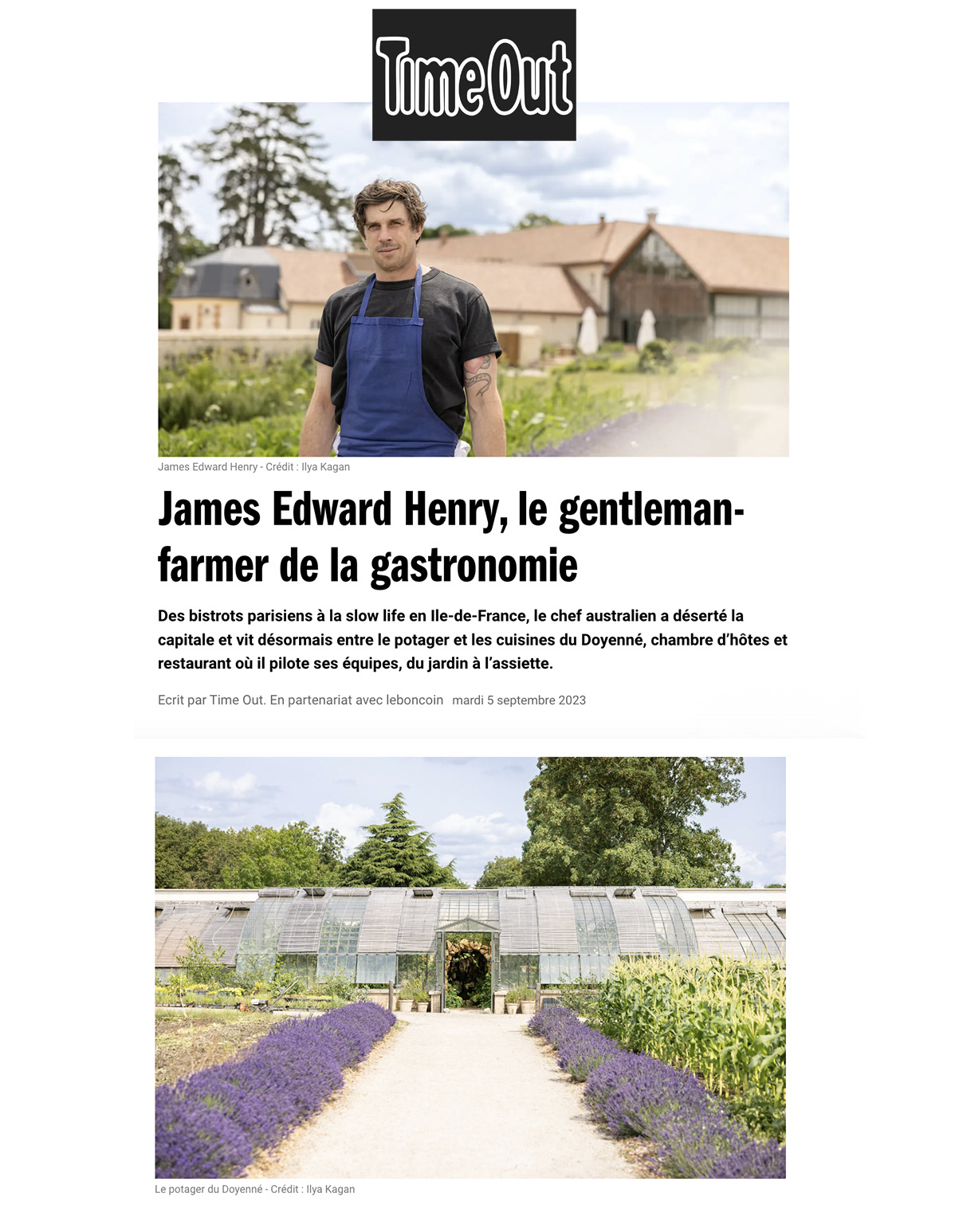James Henry x TimeOut - 05/09/23
