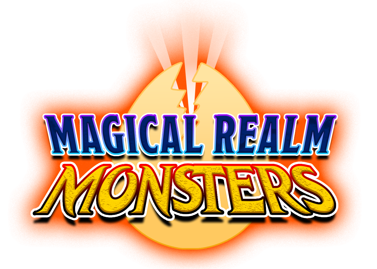 A logo I designed for a fictional monster game.