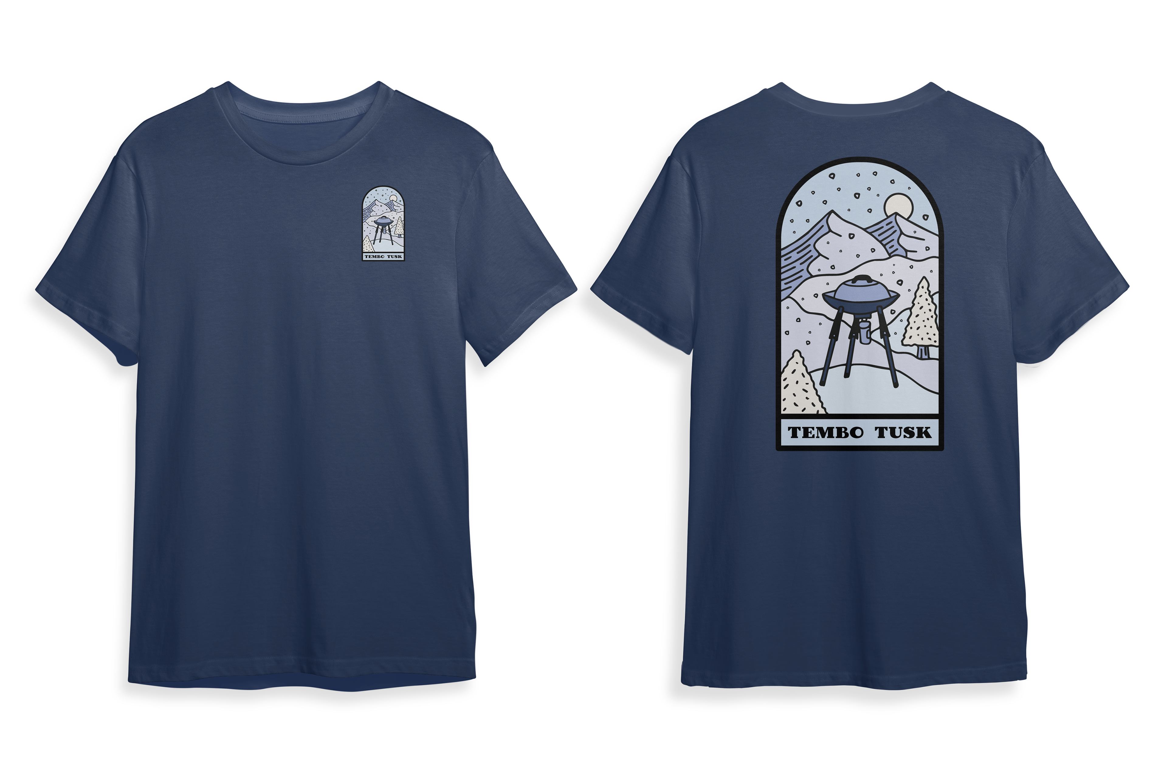 Snow Storm Tshirt Mockup
