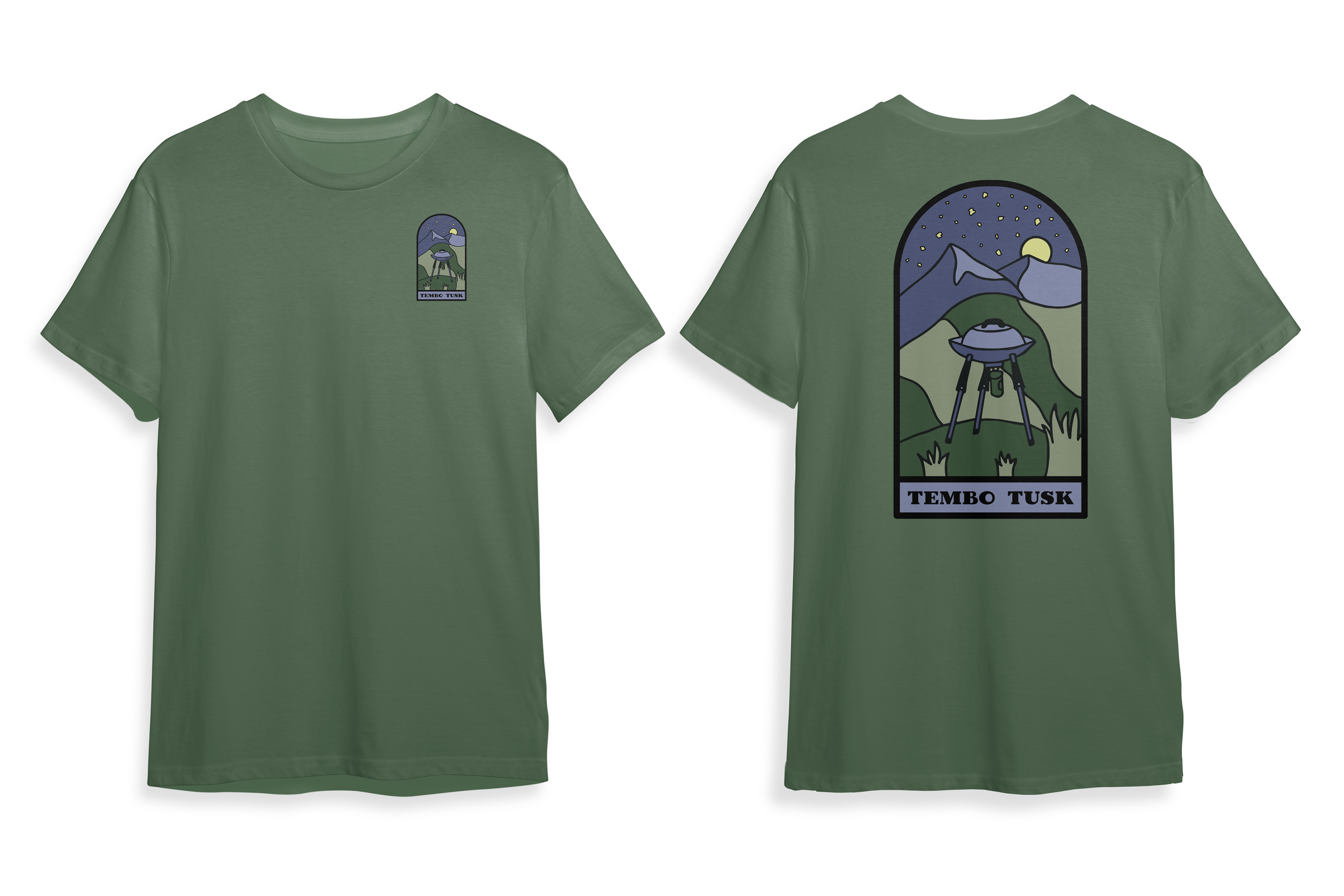 Star Gazing Tshirt Mockup