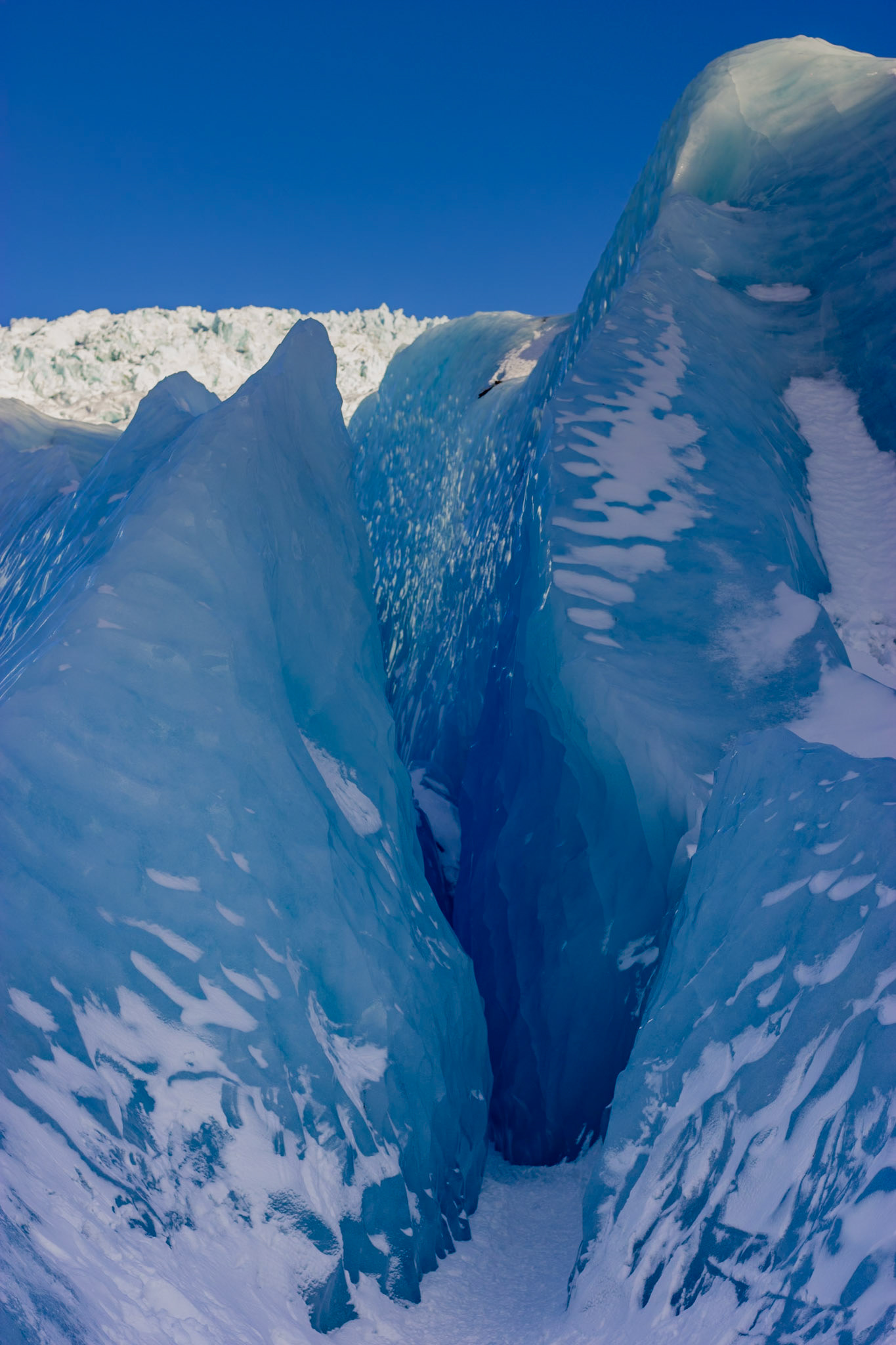 Blue crevasse