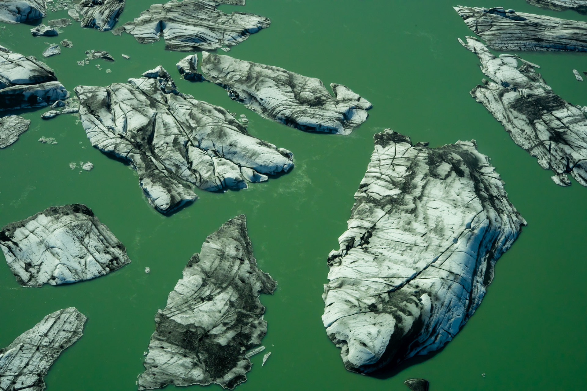 Floating icebergs