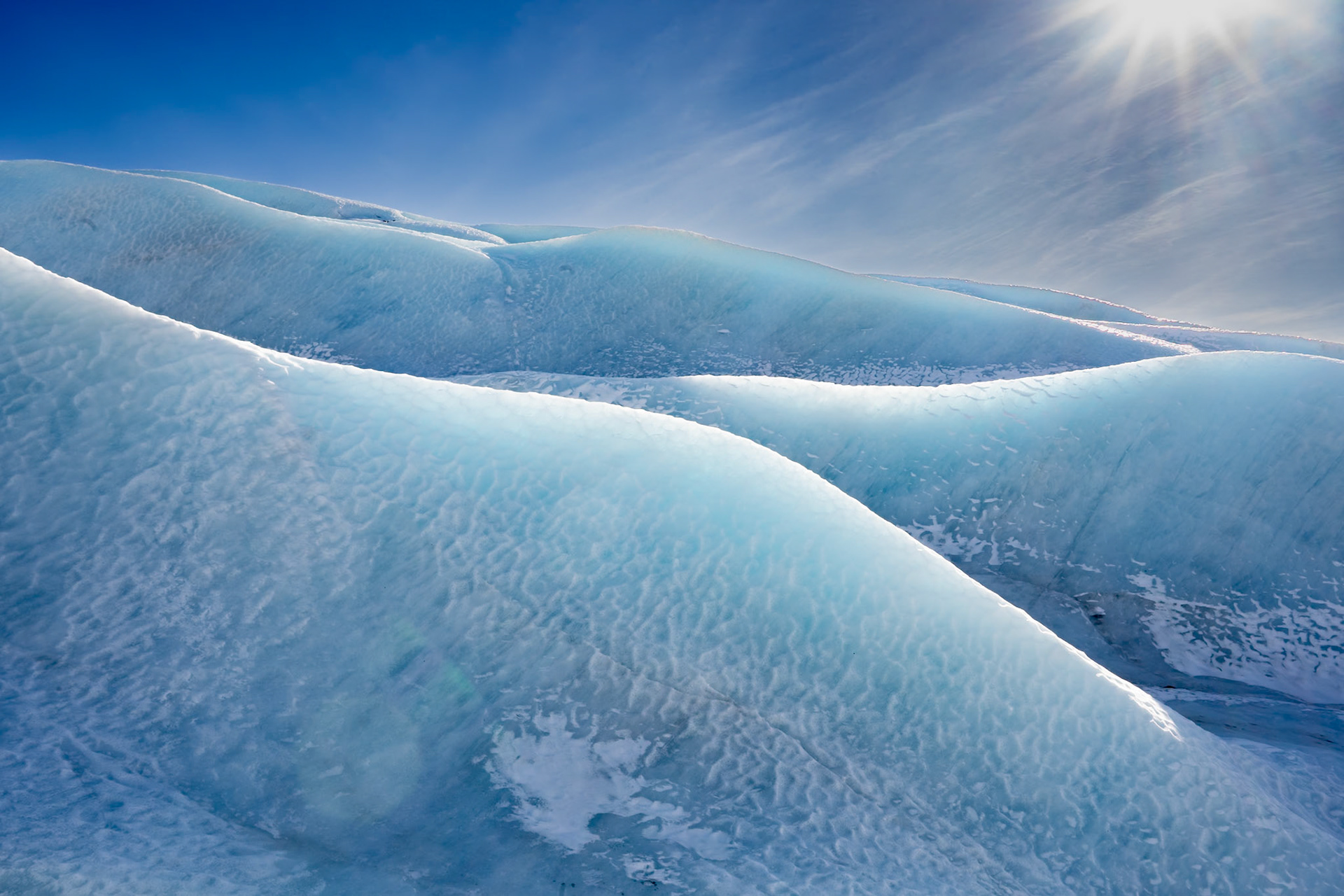 Frozen dunes