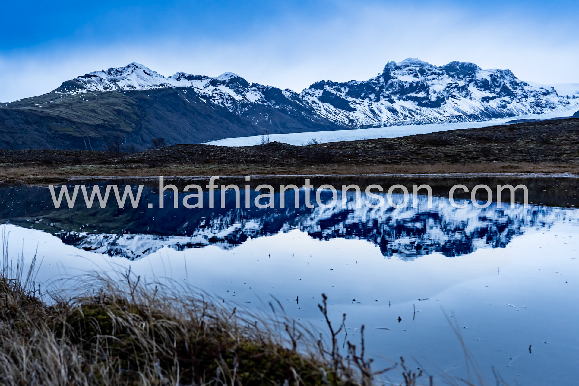 Skaftafelljökull refletion