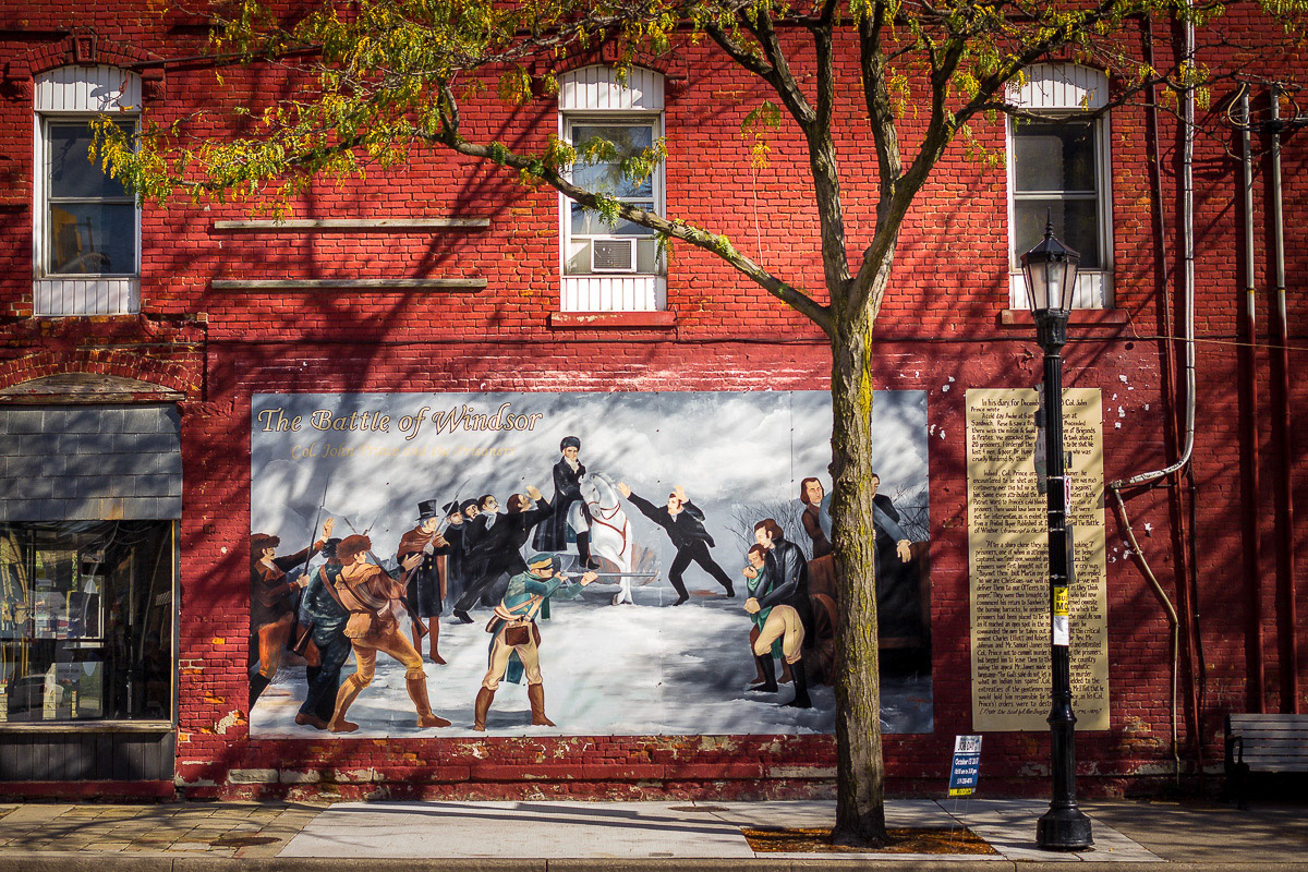 Battle of Windsor Mural