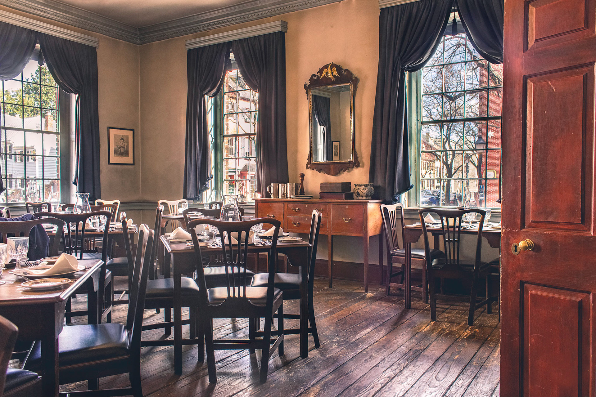 Sitting in Gadsby's Tavern