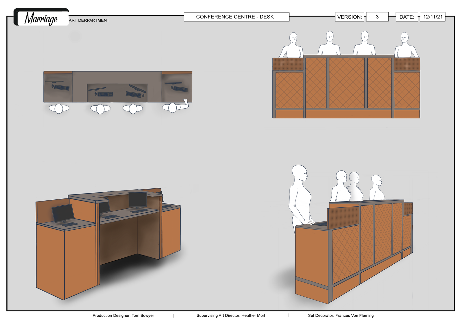 Hotel reception desk