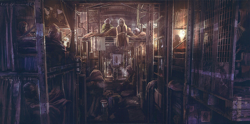Concept art from Snowpiercer
