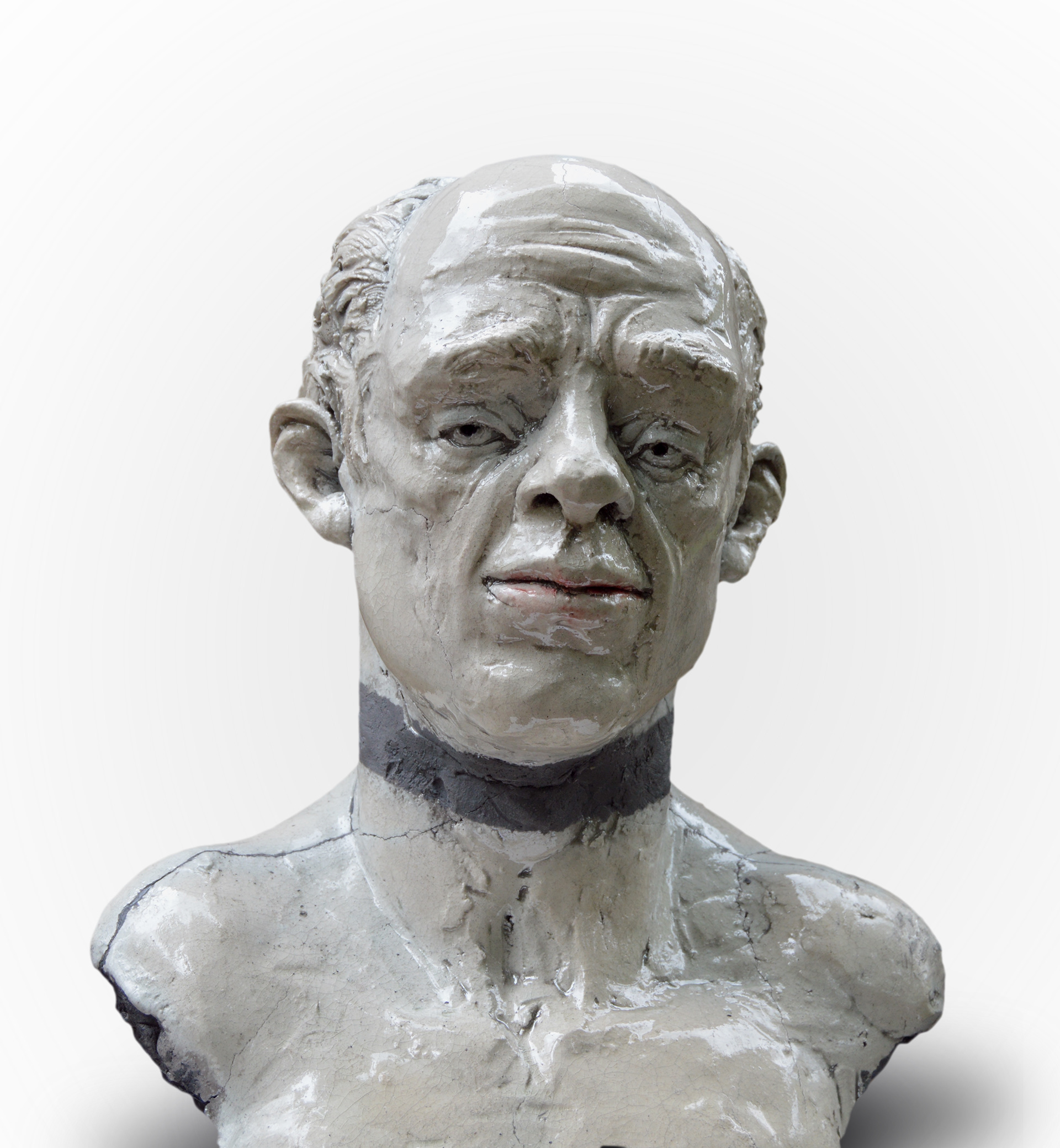 George, raku, h 24" X w 18" X d 13", 2016