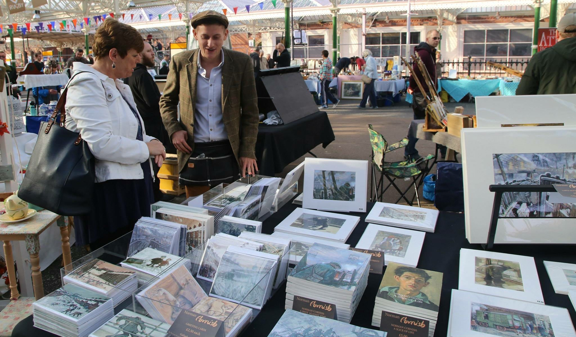 When I briefly had a market stall in 2015!