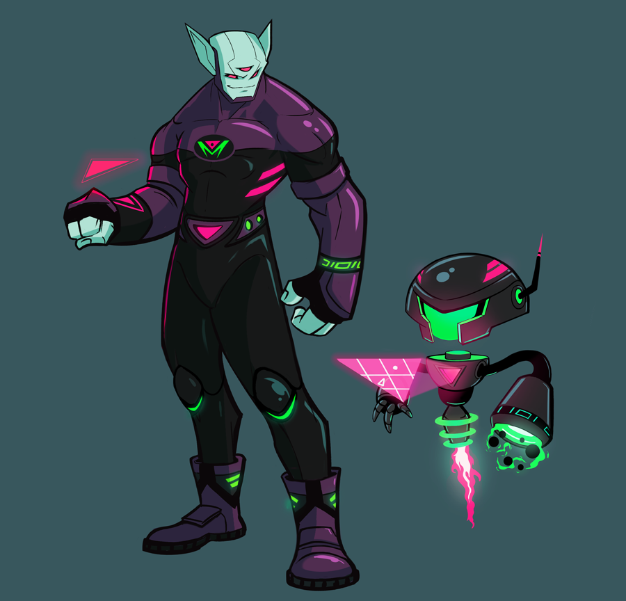 2022 Character Illustration for Cadet Force 5. Comic created by Kendal Edwards.